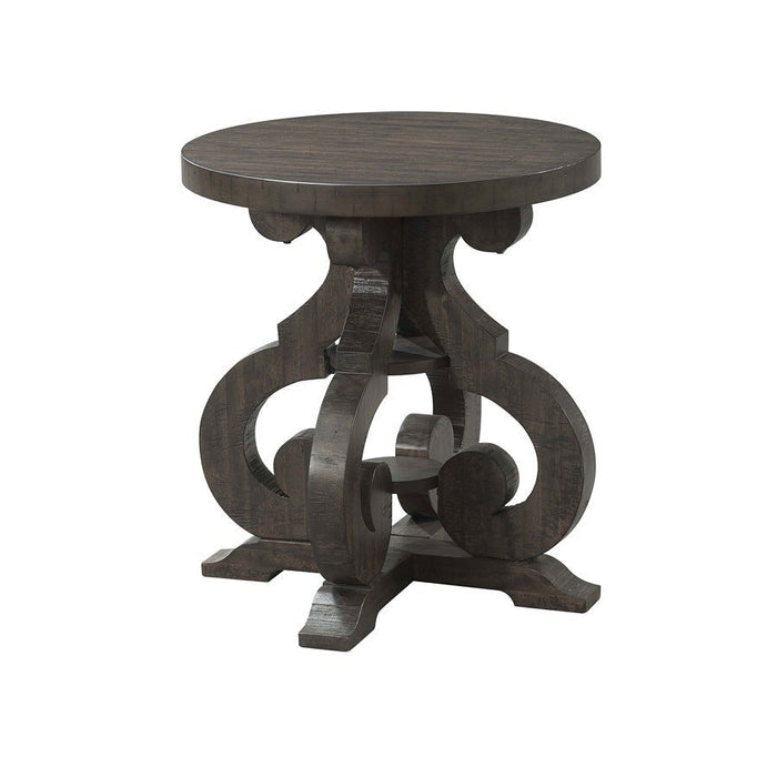 Stone Round End Table - Lifestyle Furniture