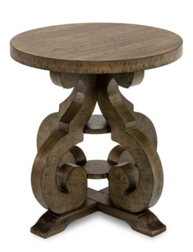 Stone Round End Table - Lifestyle Furniture