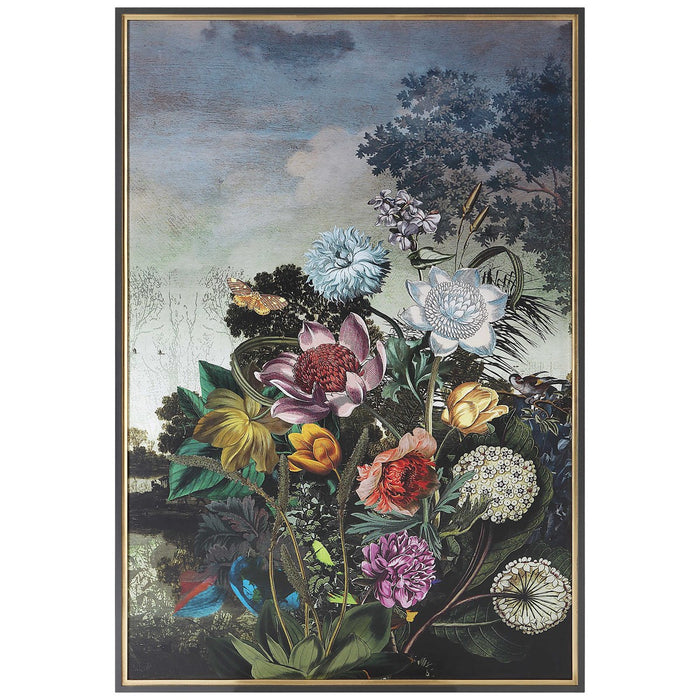 Tranquil Garden Fantasy Framed Print - Lifestyle Furniture