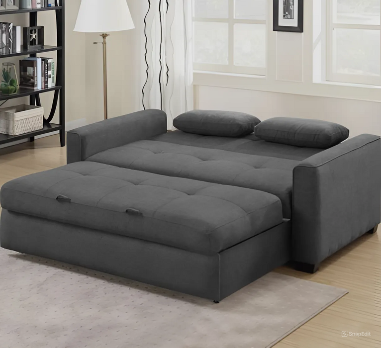 Newport Grey Sofa Sleeper - Lifestyle Furniture