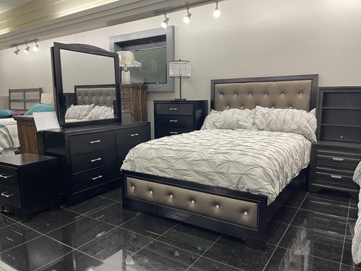 Corona Panel Bed with Dresser, Mirror & Nightstand - Lifestyle Furniture