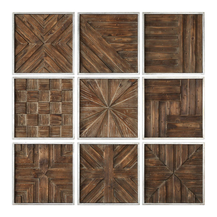 Bryndle Squares Wood Wall Decor - Lifestyle Furniture