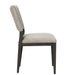 Grey Rubberwood and Linen Upholstered Dining Chair - Lifestyle Furniture