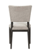 modern grey stain color with linen upholstery Dining Chair - Lifestyle Furniture
