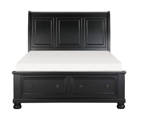 Laurelin Black Bed with Dresser and Mirror - Lifestyle Furniture