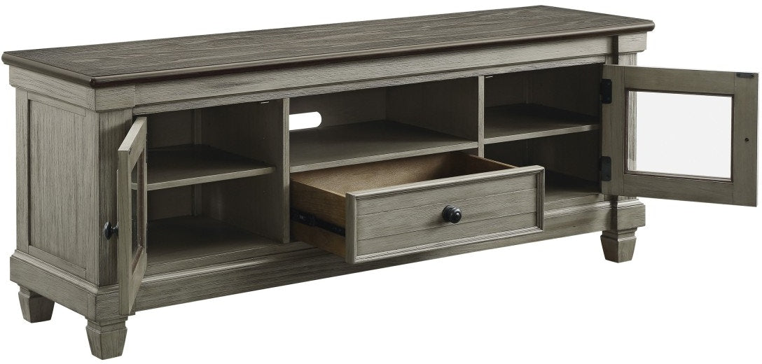 Granby TV Stand Coffee/Gray - Lifestyle Furniture