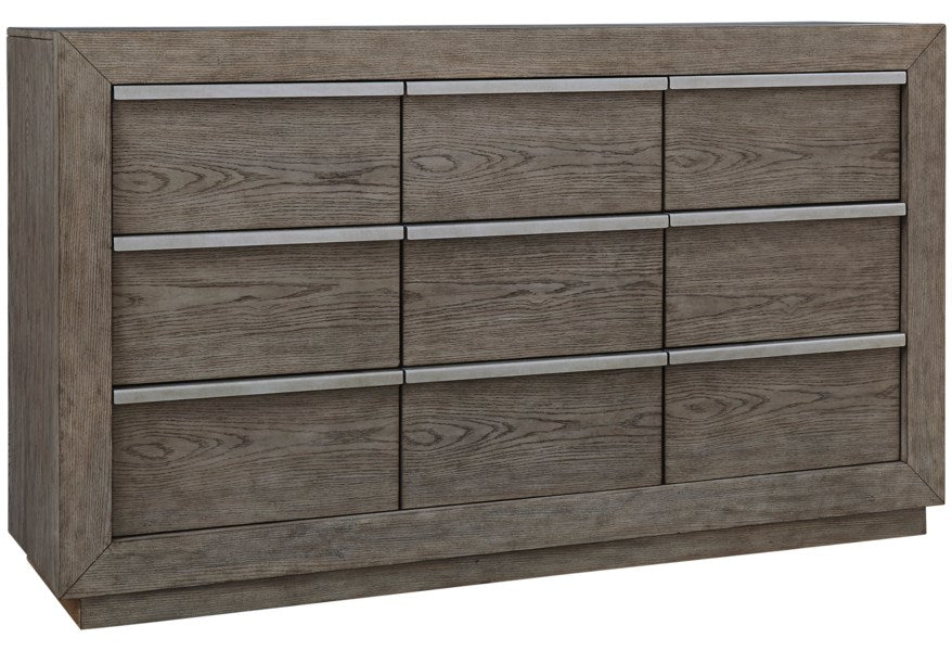 Andrea Upholstered Bed with Dresser & Mirror - Lifestyle Furniture