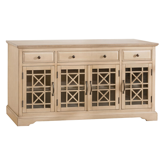 Craftsman 60" Antique White Media Unit - Lifestyle Furniture