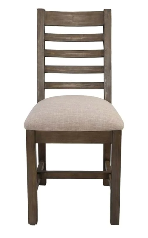 Upholstered Wood Dining Chair Desert Gray - Lifestyle Furniture
