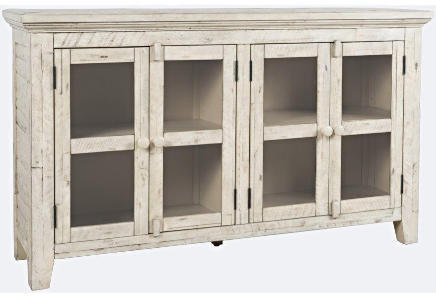 Rustic Shores 54" Low 4DR Cabinet - Lifestyle Furniture