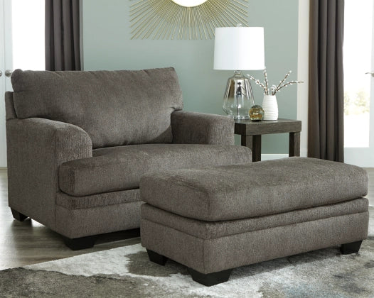 Dejon Slate Ottoman - Lifestyle Furniture