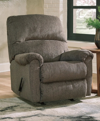 Dejon Slate Rocker Recliner - Lifestyle Furniture