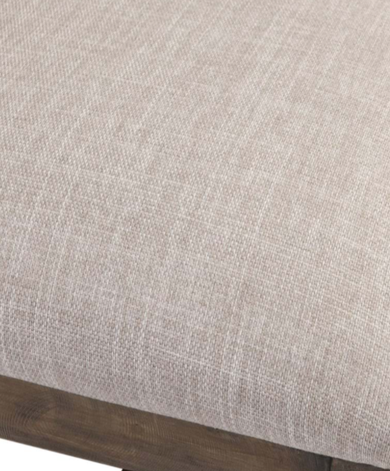 Neutral Hue Upholstered Wood Dining Chair Desert Gray - Lifestyle Furniture