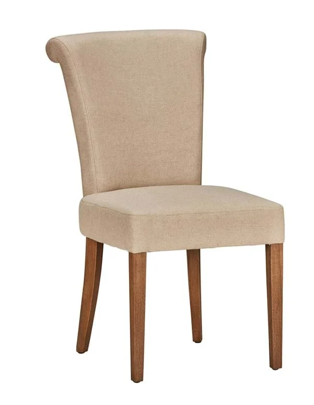 brass tone Upholstered Dining Chair - Lifestyle Furniture