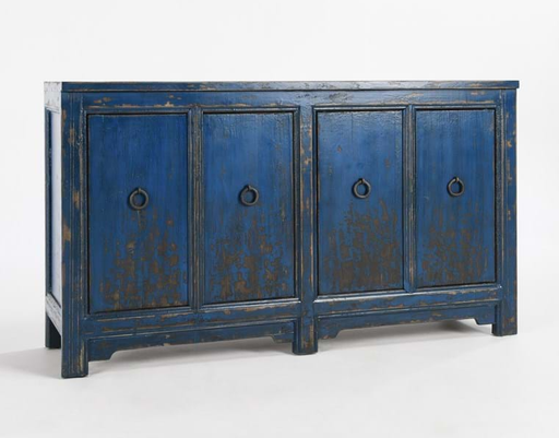 Amherst 4Dr Buffet Antique Blue - Lifestyle Furniture