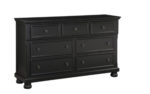 Laurelin Black Dresser and Mirror - Lifestyle Furniture