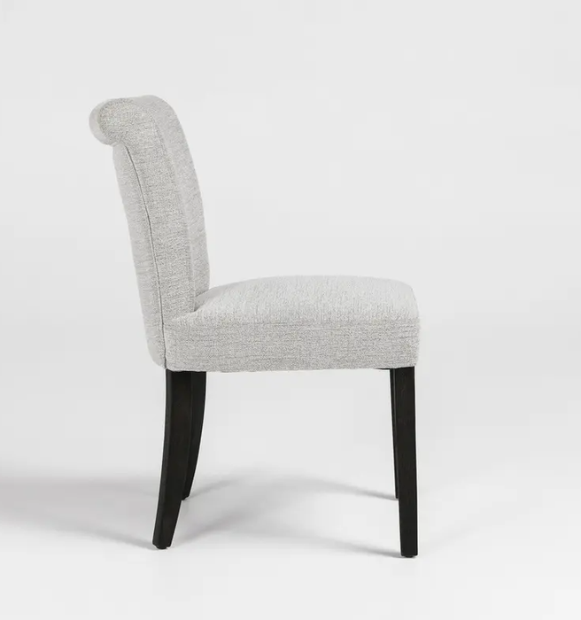Curvy back and seat cushions give a modern feel to the hands-on craftsmanship and wood details - Lifestyle Furniture