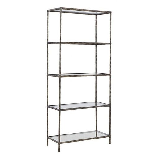 Ryan Bookcase Silver - Lifestyle Furniture