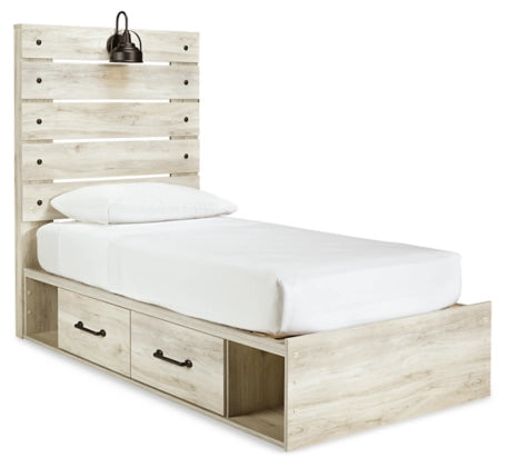 Jayden Bed with 4 Storage Drawers - Lifestyle Furniture