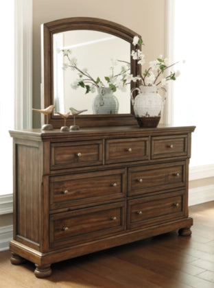French Country Dresser & Mirror - Lifestyle Furniture