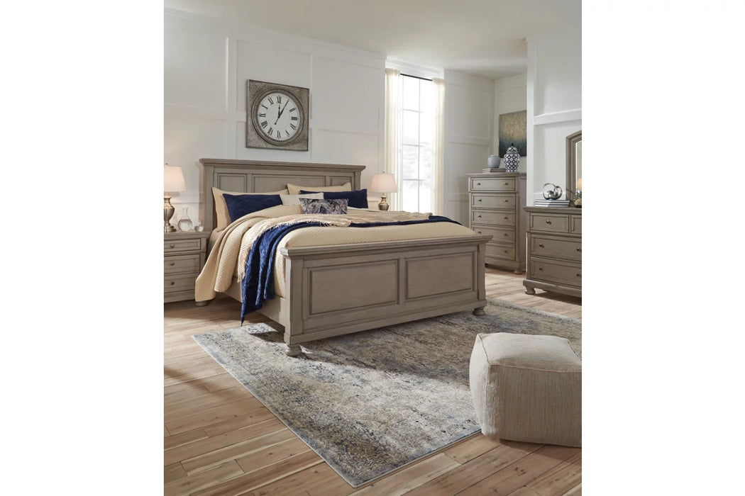 Heidi Panel Bed with Dresser & Mirror - Lifestyle Furniture
