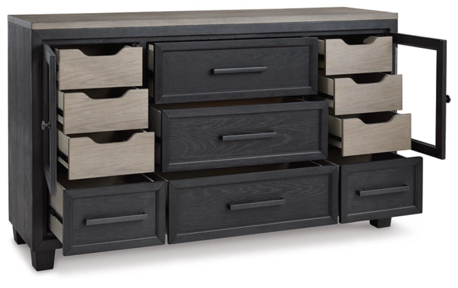 France Bedroom Dresser + Mirror - Lifestyle Furniture