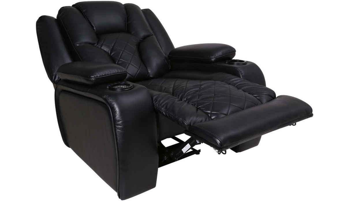 For those looking for comfort and style, the Megatron was made for you.  Featuring overstuffed seat cushions and arms, this sectional is great to have after a long day at work or just hanging with friends on the weekends.