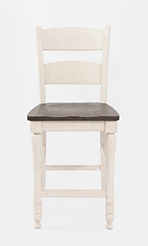 white ladder back counter stool