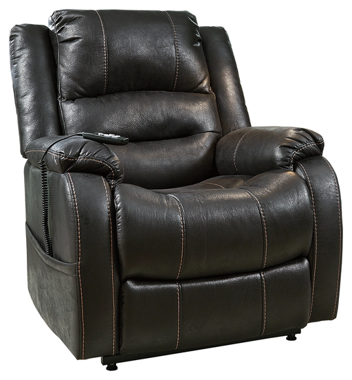 Sit down and relax in style with this black deluxe lift chair - Lifestyle Furniture