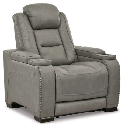 Denver Reclining (Grey) Power Recliner - Lifestyle Furniture