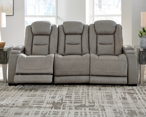 Denver Reclining (Grey) Power Reclining Sofa - Lifestyle Furniture