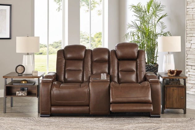 Denver Reclining (Brown) Power Reclining Loveseat - Lifestyle Furniture