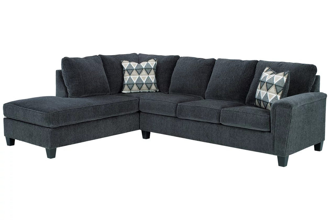 The sectional features clean lines and is flexible enough to fit in any space. Its durable fabric upholstery comes in several color tones that can be coordinated with any decor.