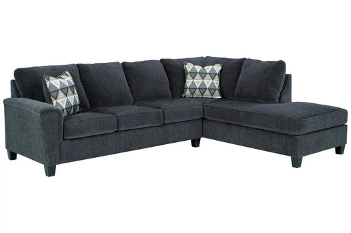 The Raina sectional offers a unique design that is sure to impress. This stylish and versatile sectional will allow you to enjoy the convenience