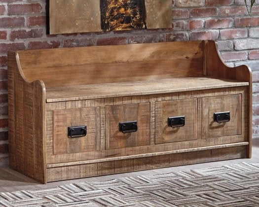 Garrettville Storage Bench - Lifestyle Furniture