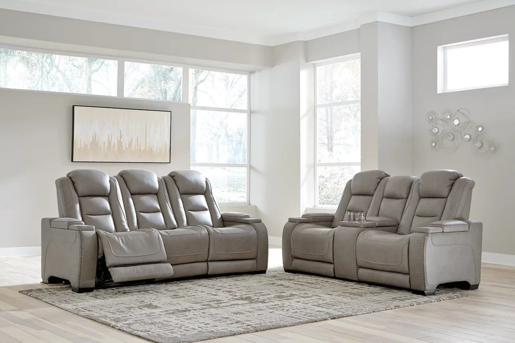 Denver Reclining (Grey) Power Reclining Sofa & Loveseat - Lifestyle Furniture