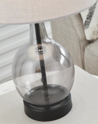 Arlomore Table Lamp Gray - Lifestyle Furniture