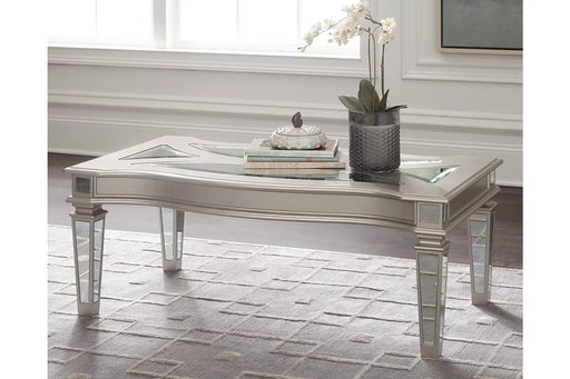 All pieces are constructed of wood and wood products with a beveled mirrored glass inset for an eye-catching display - Lifestyle Furniture