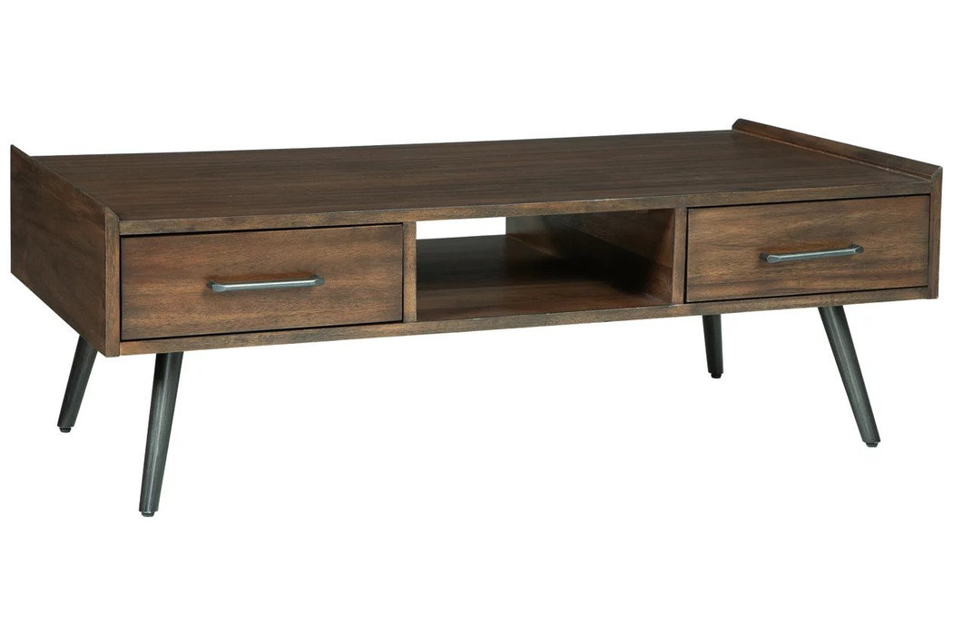 This occasional table set features a coffee table and two end tables with an elegant finish and clean-lined profile. Each piece is made from acacia veneer and engineered wood for durability and a stylish design - Lifestyle Furniture