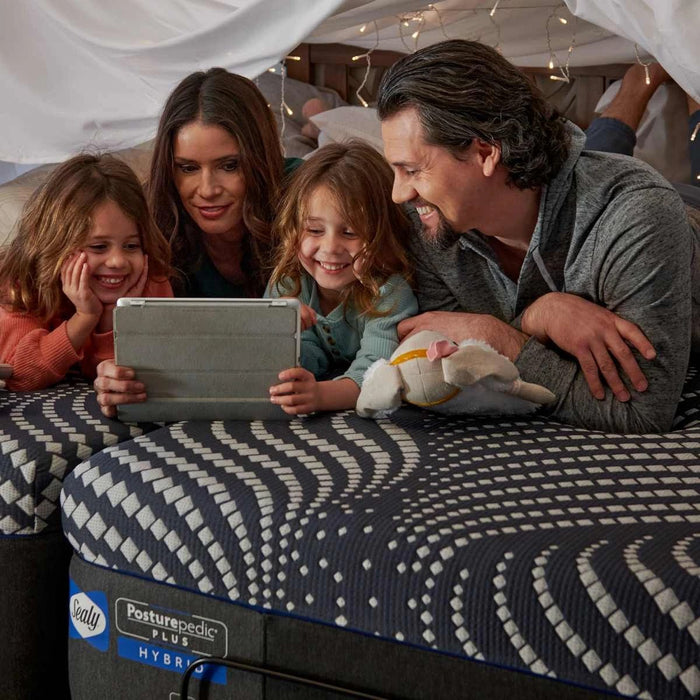 Sealy® Posturepedic® Plus High Point Hybrid Mattress - Lifestyle Furniture