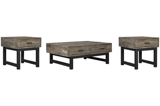 Our Mondoro 3-Piece Occasional Table Set is full of rustic charm with clean, modern lines giving you a little something extra.