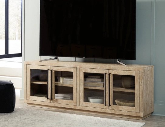 Finished in antique brown and distressed oak, this wooden construction is sure to impress guests for years to come.
