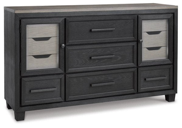 France Storage Bed with Dresser & Mirror - Lifestyle Furniture