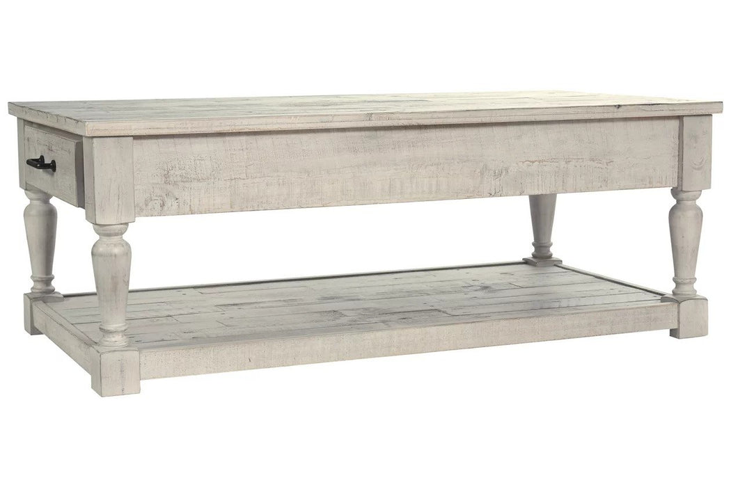 Bring rustic charm to your living space with this occasional table set - Lifestyle Furniture