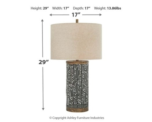Dayo Table Lamp - Lifestyle Furniture