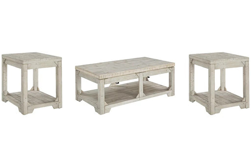 Complete your living room decor with a beautiful occasional table set from the Style_Farmhouse collection. The Occassional Table Set features three modern pieces in rectangular and square shapes.