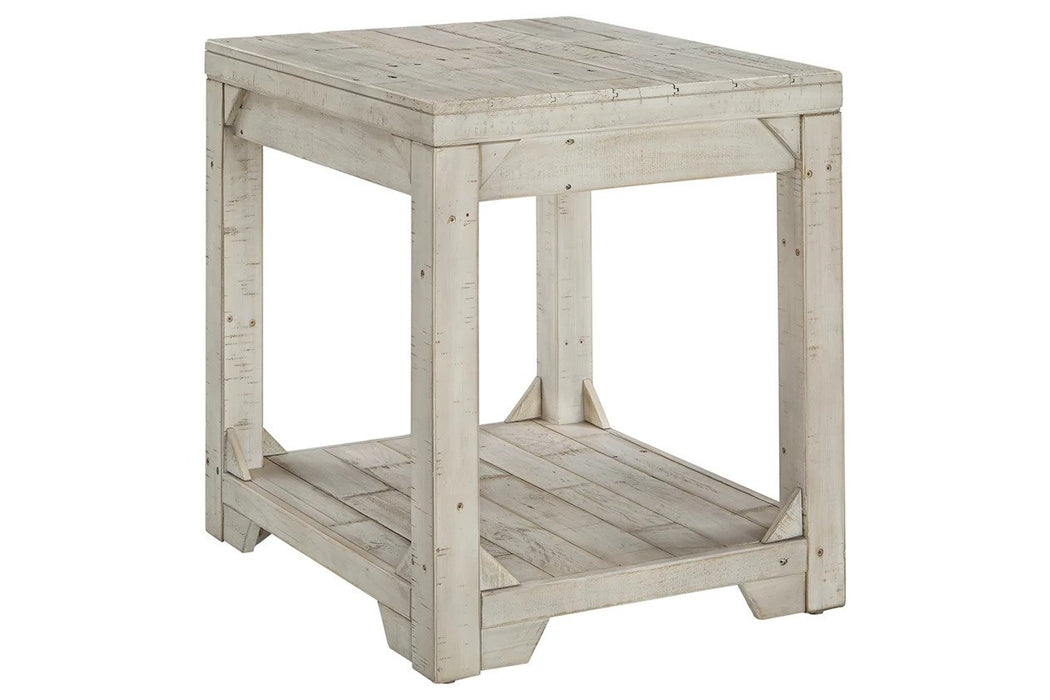 A clean, traditional look features molded cabriole legs, gently curved aprons and book-shaped tops that showcase a rich Antique White finish.
