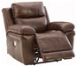brown tone fully padded armrests and high-density foam Power Recliner - Lifestyle Furniture