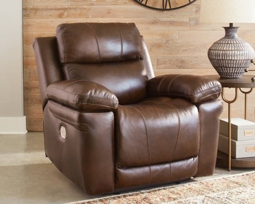 comfortable, handsome power recliner in a brown finish, its power reclining features let you relax, unwind and enjoy yourself - Lifestyle Furniture