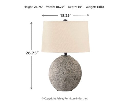 Harif Table Lamp - Lifestyle Furniture
